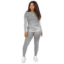 Load image into Gallery viewer, Double Shaded Two Piece Body Con Tracksuit