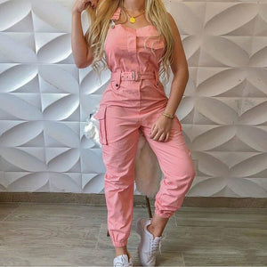 Women's Casual Sleeveless Jumpsuit