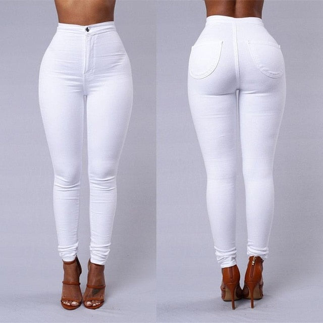 Women's High waist Slim Fitted Jeans