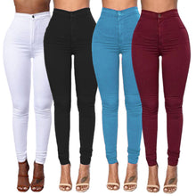 Load image into Gallery viewer, Women&#39;s High waist Slim Fitted Jeans