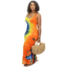 Load image into Gallery viewer, Women&#39;s Maxi Tie Dye Dresses